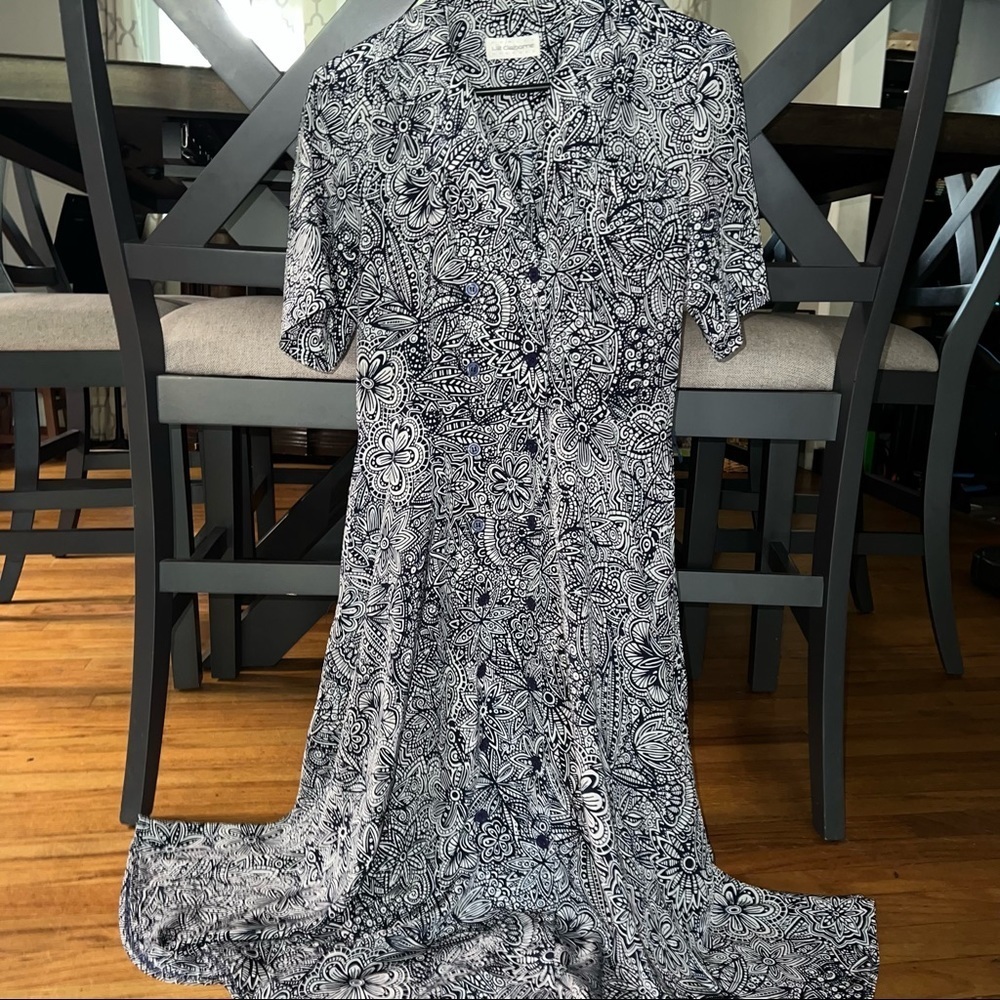 Vintage Paisley Print teachers dress from Liz Claiborne - Picture 3 of 9